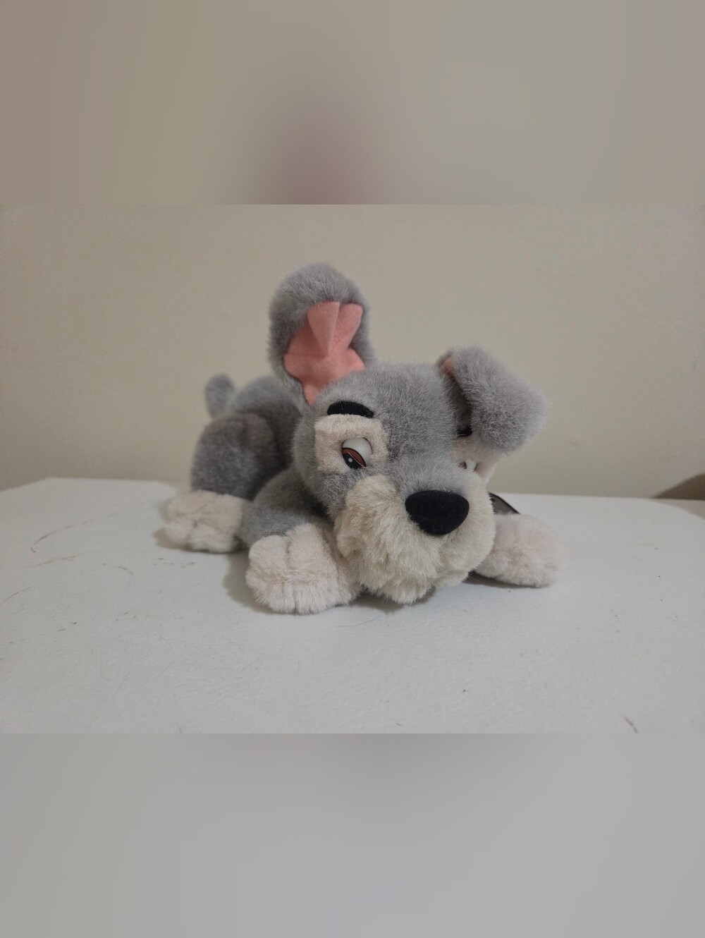 Vintage Disney Lady And The Tramp Scamp Stuffed Plush Walt Disney Co. 10"